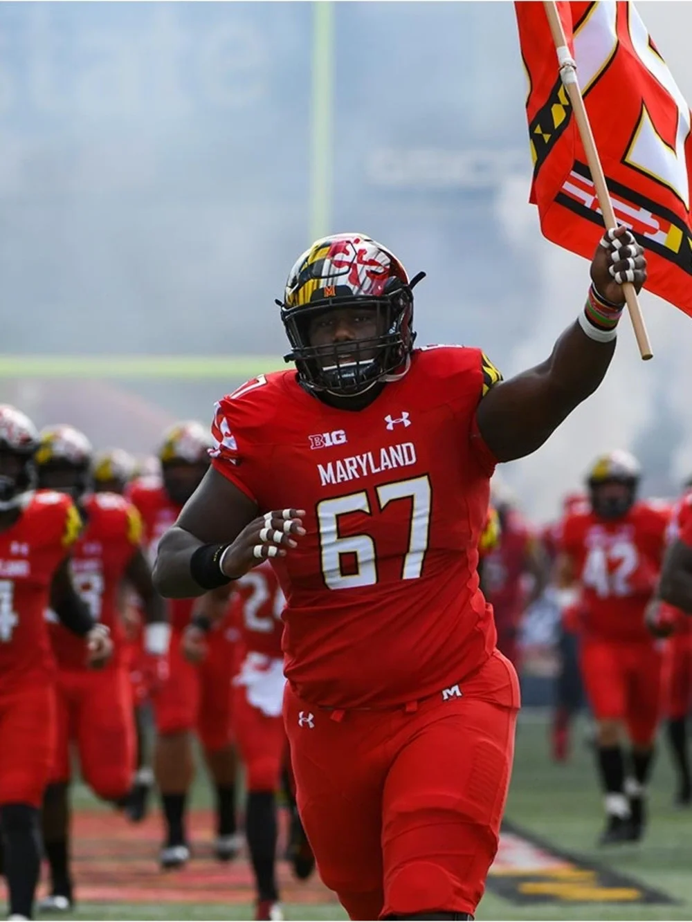 RARE Maryland Terrapins NCAA Football Team Issued Under Armour Backpack